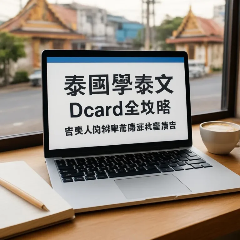 泰國學泰文Dcard全攻略:苗栗人的科學記憶法與發音校正技巧 泰國學泰文Dcard全攻略:苗栗人的科學記憶法與發音校正技巧